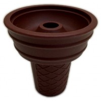Силіконова чаша для кальяну Phunnel Ice Cream (Brown)