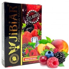 Табак Jibiar 50 gr Master mix (Апельсин Вишня Малина Манго Персик Черника)