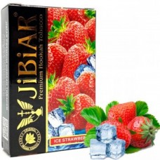 Тютюн Jibiar 50 gr Ice strawberry (Айс полуниця)