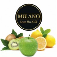 Табак Milano Green Mix M108 (Зеленое яблоко, киви, лимон)