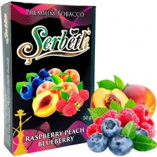 Тютюн SERBETLI RASPBERRY PEACH BLUEBERRY (МАЛИНА ПЕРСИК ЧОРНИЦЯ)