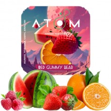 Табак Atom Red Gummy Bear (Малина, Клубника, Арбуз, Апельсин) 50 г