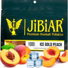 Табак Jibiar 100gr Ice Gold Peach (Айс, Персик)