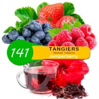 Тютюн Tangiers Juniperberry (Каркаде, Полуниця, Малина, Чай, Чорниця) Noir 250gr