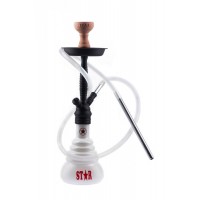 Кальян Amy 4Stars mini 410 PSMBK-WT 50 см.