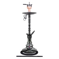 Кальян Amy Deluxe 070.01 Alu Zulu PSMBK-BK 70 см.