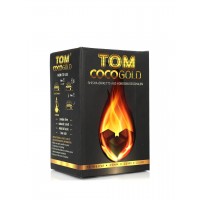 Уголь для кальяна Tom Coco Gold 72 уголька 25мм