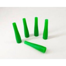 Мундштуки длинные конусные XXL софт-тач зелёные