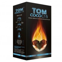 Кокосове вугілля для кальяну Tom Coco Blue 15*25*25мм 120 вуглинків